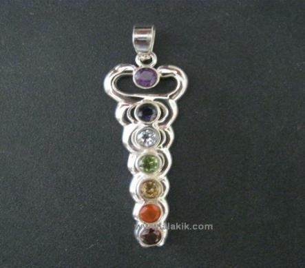 Chakra 925 silver pendant